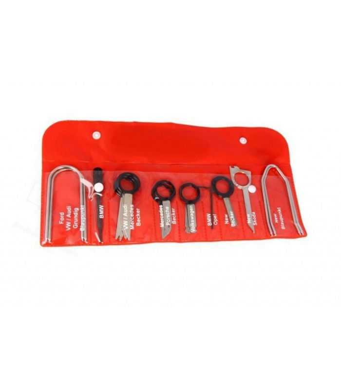 Set 16 Chei Pentru Demontare Radio Alfa Romeo Audi Bmw Fiat 4carmedia Klucz 65230