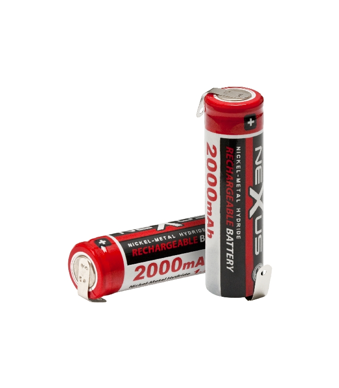 Set 2 acumulatori lipire mignon SAA HR06 Ni-Mh 1.2V 2000mAh Nexus
