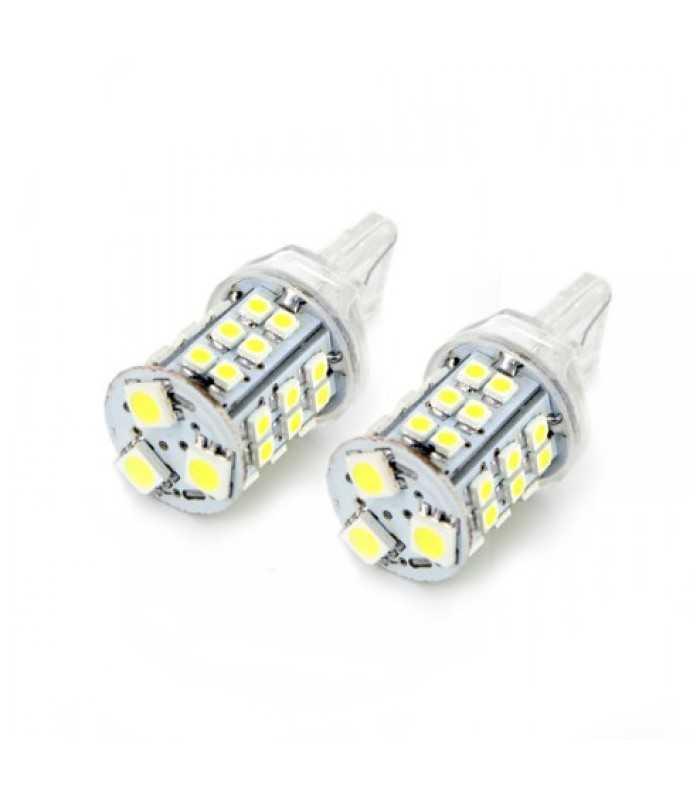 set 2 becuri led auto 12v 4w 255lm t20 pentru lumina de zi cld021 1