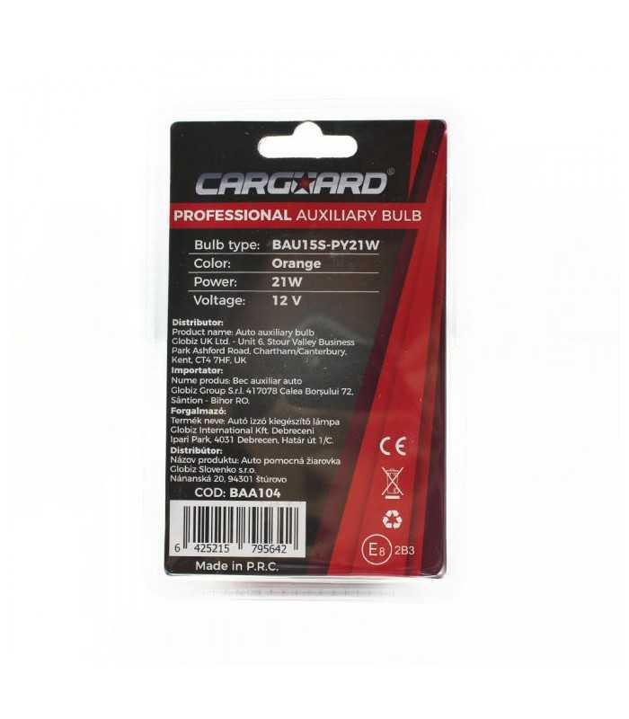 set 2 becuri py21w incandescent carguard 2