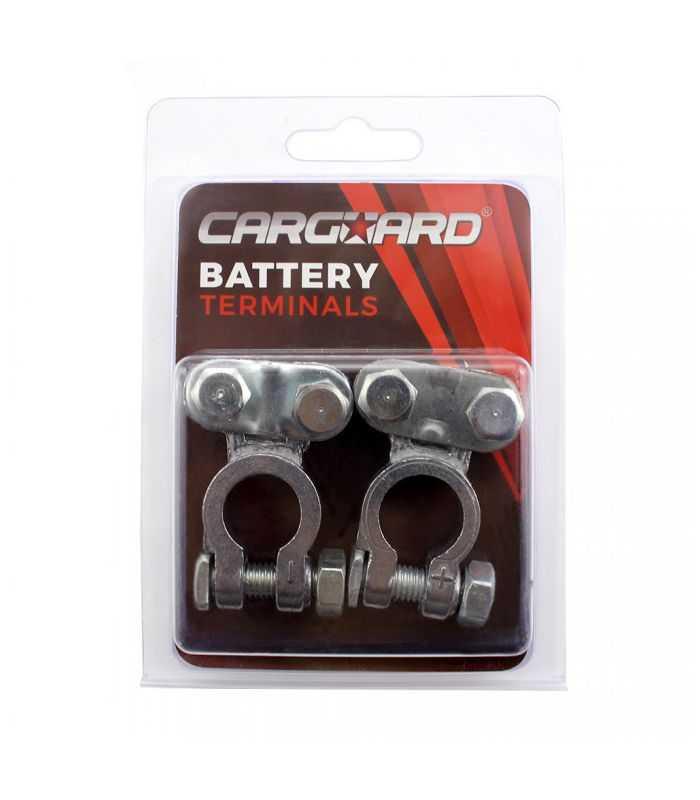 Set 2 Borne Baterie Auto Pozitiv Negativ Aluminiu Carguard