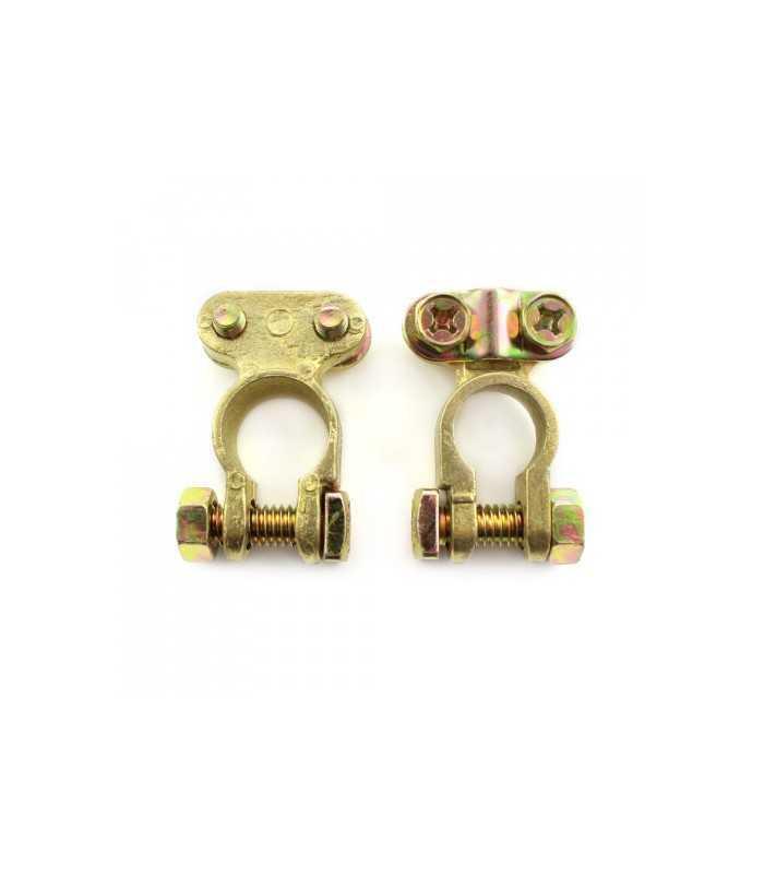 set 2 borne baterie auto pozitiv negativ cupru carguard 1