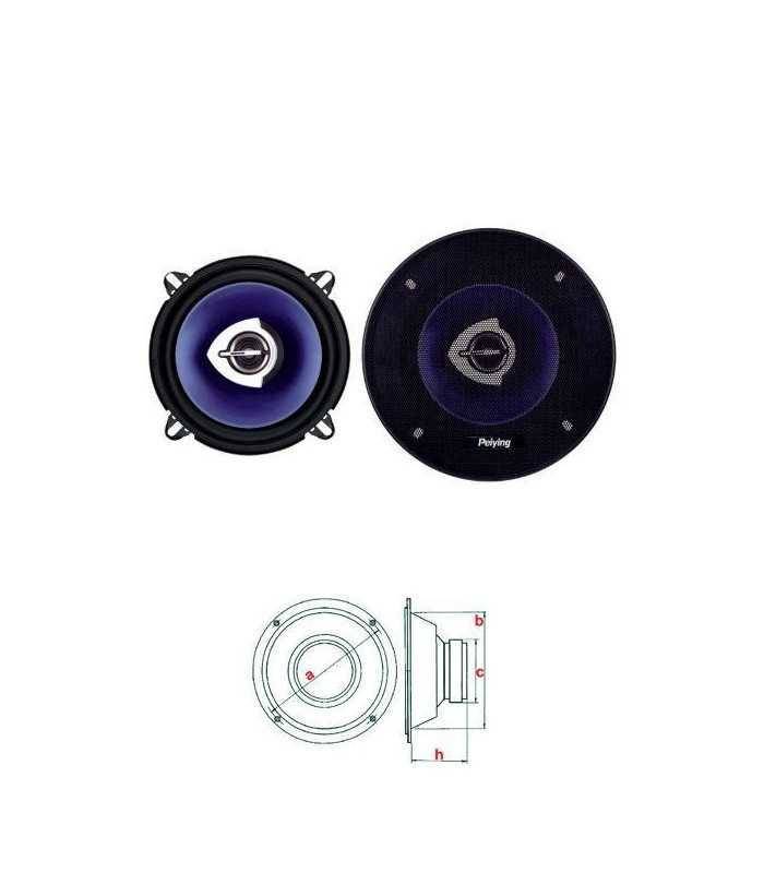 Set 2 difuzoare auto 5.25" 13.5cm 100W PYAQ502C Peiying 11 set 2 difuzoare auto 525 135cm 100w pyaq502c peiying 1