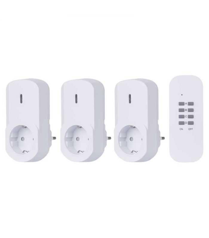 Set 3 prize cu telecomanda 1000W 25m P0069 EMOS