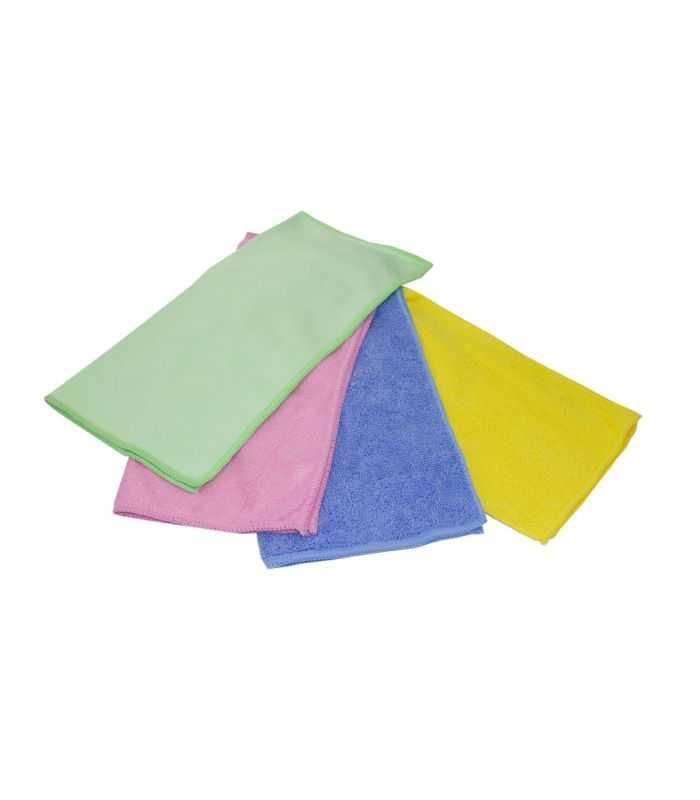 Set 4 Lavete Microfibra De Inalta Calitate 30x30cm Pentru Interior Uscare Sticla Lustruire Carguard