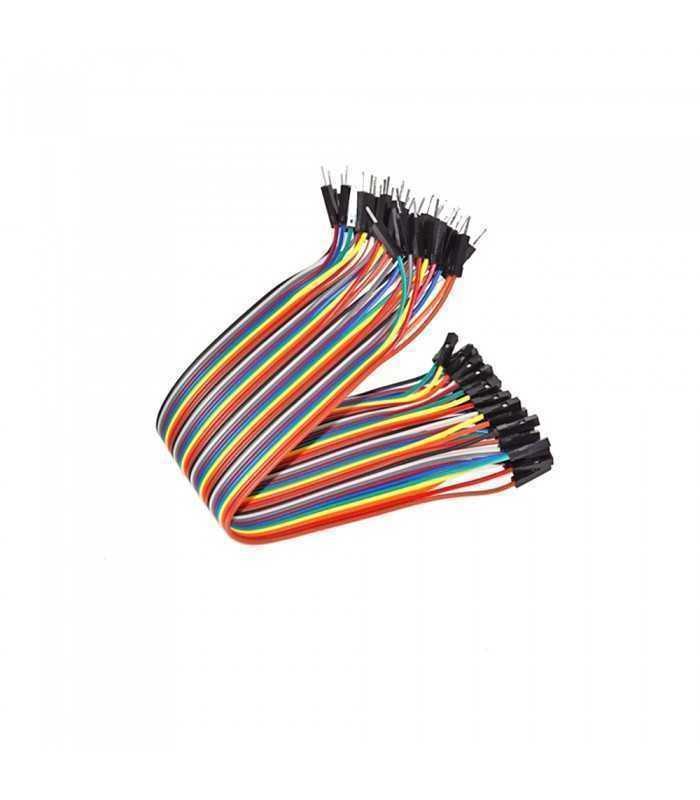 Set 40buc cabluri breadboard 20cm tata-mama