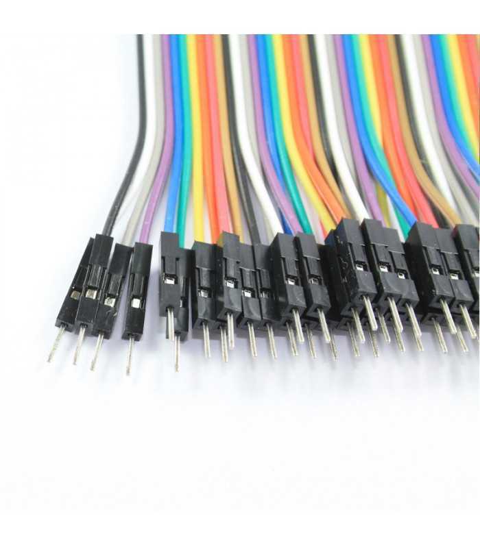 set 40buc cabluri breadboard 20cm tata tata 1