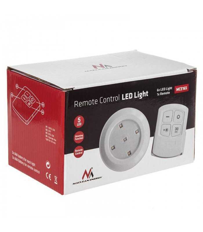 Set 6 lampi LED cu telecomanda MCE0165 12 set 6 lampi led cu telecomanda mce0165 5