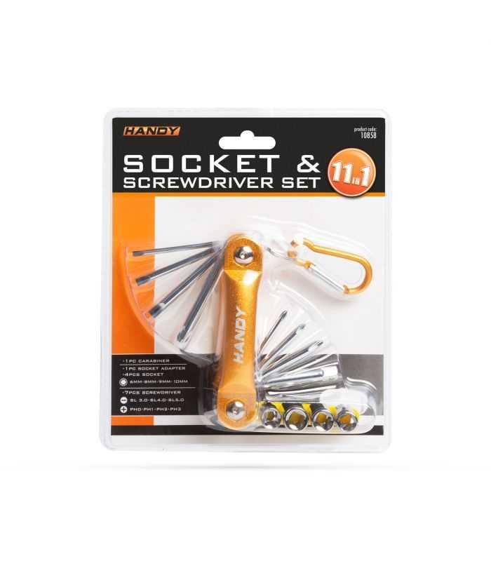 Set 7 Surubelnite Ph0 Ph1 Ph2 Ph3 Sl3 Sl4 Sl5 Si 4 Chei Tubulare 6 8 9 10mm Handy