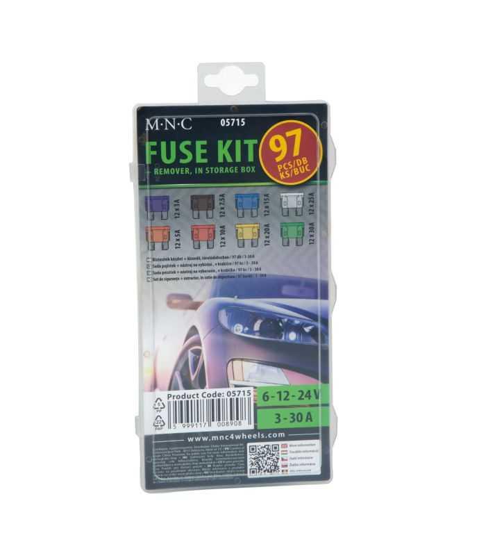 Set 97 Sigurante Auto 19x13mm 3 5 75 10 15 20 25 30a Demontator In Cutie De Depozitare Mnc 05715