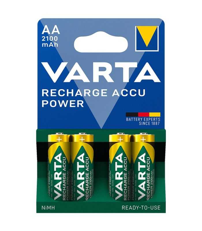 set acumulatori aa ni mh 2100mah varta 4buc ready to use 1