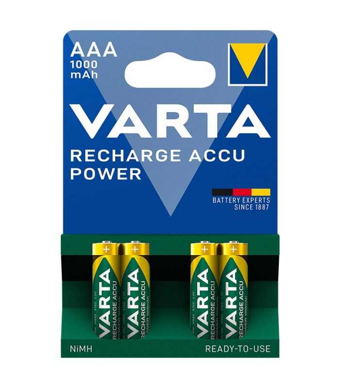 set acumulatori aaa 1000mah varta 4buc 1