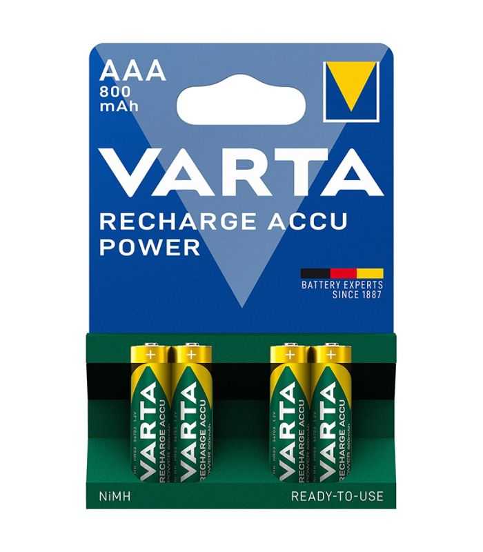 Set acumulatori AAA 800mAh Varta 4buc MICRO 56703