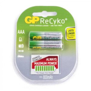 Set acumulatori AAA R3 NiMH ReCyko 850mAh 2buc/blister GP