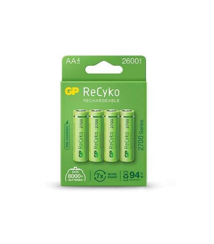 Set acumulatori R6 AA NiMh 2700mAh 4buc GP ReCkyo