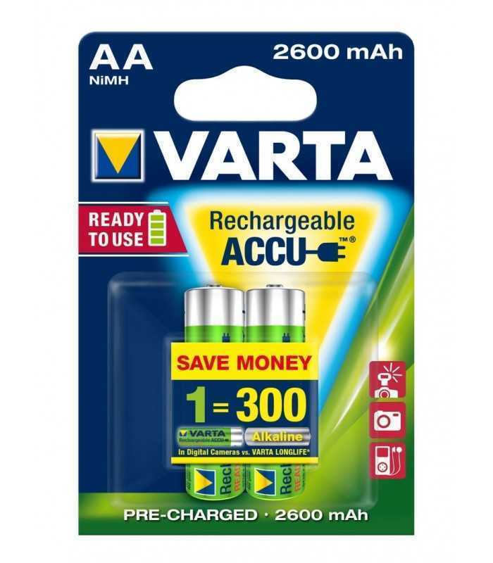 Set acumulatori Varta R6 AA 2600mAh Ready2Use 2buc