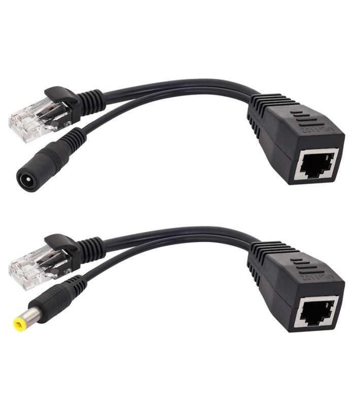 Set adaptor POE alimentare prin cablul de retea UTP/FTP URZ1998EK E4653 EUROKOMP