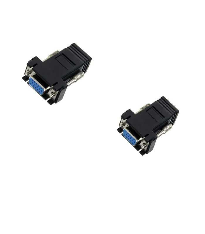 Set adaptor VGA mama la VGA mama prin cablu RJ45 2buc maxim 20m
