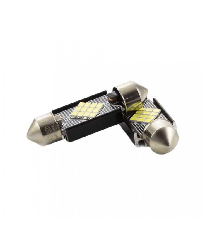 Set auto LED SMD 12V 3W 240lm alb SOFIT 36mm C5W 2buc Canbus pentru interior / portbagaj CarGuard 7 set auto led smd 12v 3w 240lm alb sofit 36mm c5w 2buc canbus pentru interior portbagaj carguard 3