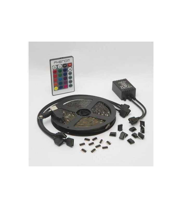 set banda led pentru iluminare fundal tv cu telecomanda 32 42 inch phenom 2