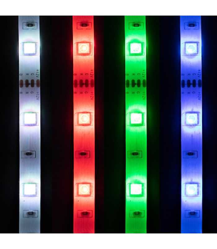 Set Banda Led Rgb Clipeste Pe Muzica 5m 150x Led Home