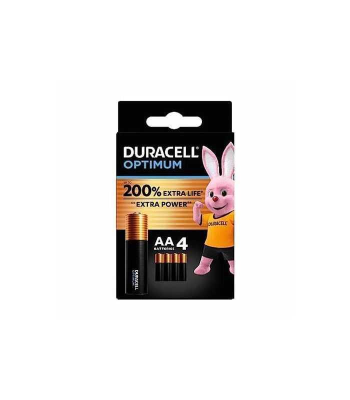 Set Baterii Alcaline Aa R3 Duracell Optimum 4buc Mx1500