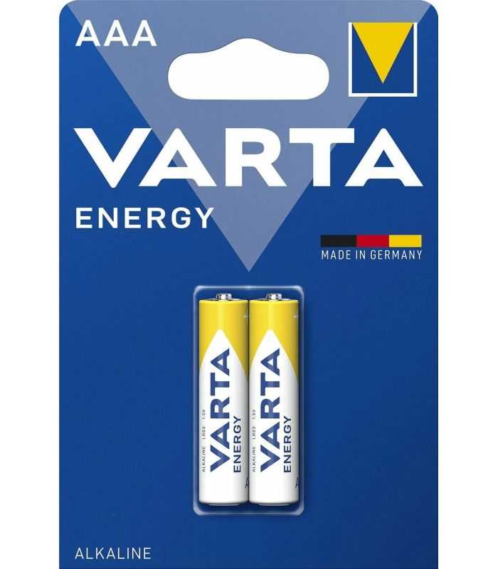 Set baterii alcaline R3 AAA 2buc/blister Energy Varta 4103/E/2B