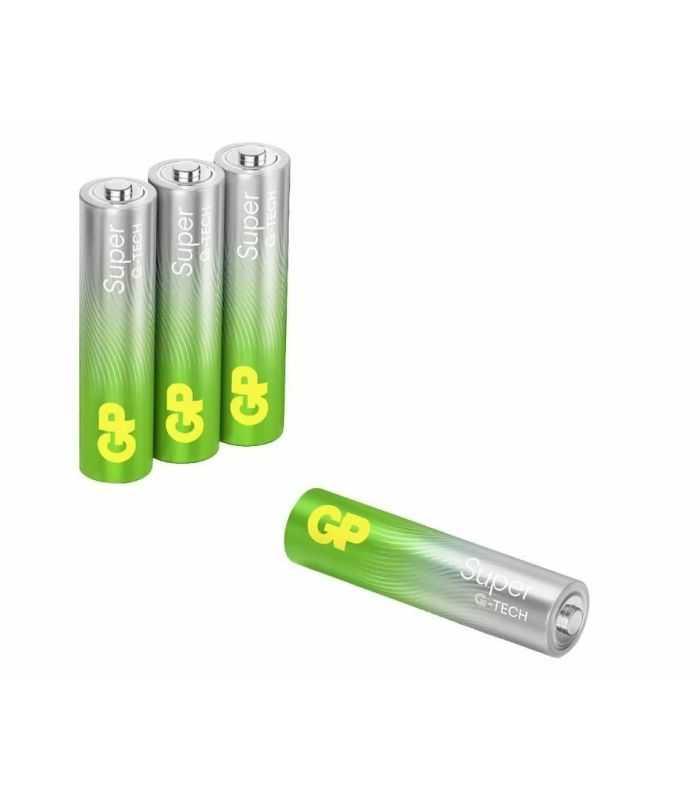 Set Baterii Alcaline Super Gp R3 Aaa 4buc Gp24aeta21 2gsb4