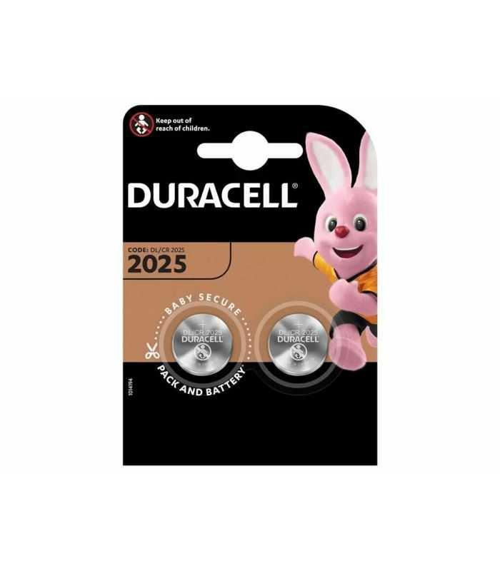 Set Baterii Buton Litiu Duracell Cr2025 3v 2buc Blister