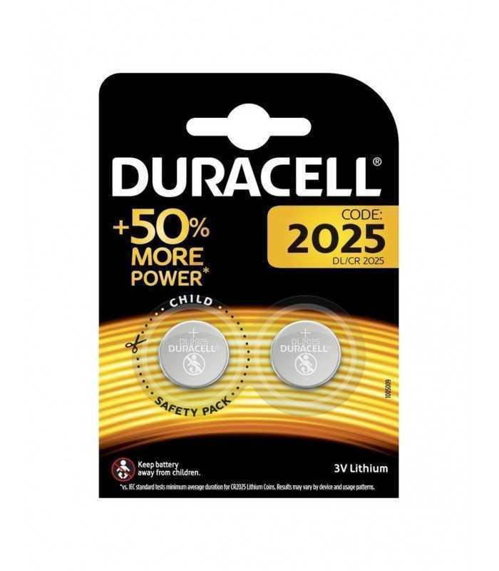 set baterii duracell cr2025 3v litiu 20x25 mm 2buc 1