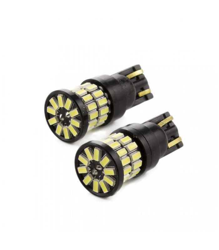 Set Becuri LED auto T10 W5W 5W 360lm alb-rece pentru interior / portbagaj 2buc CarGuard