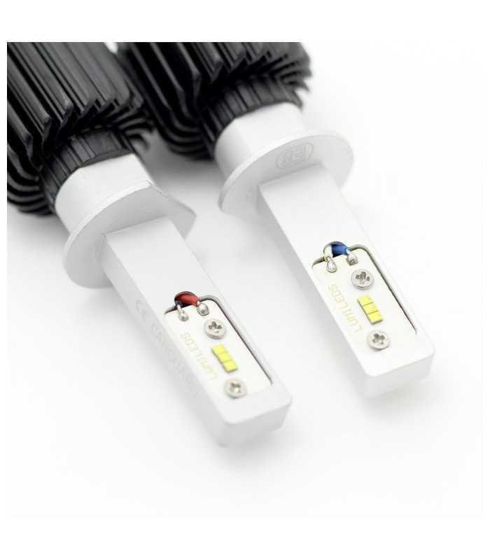 set becuri led h1 12 24v 6000k 4000lm 2buc carguard 3