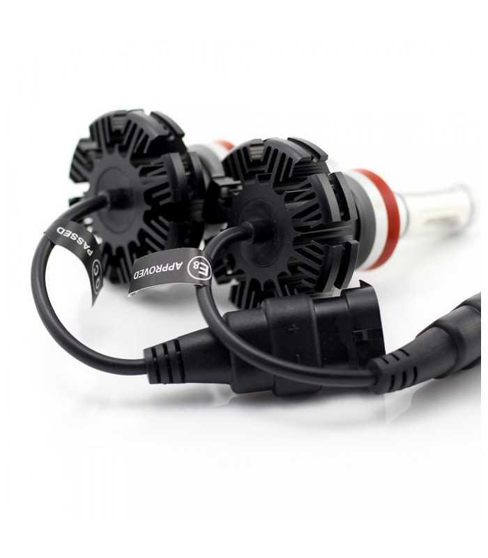 set becuri led h11 400lm 6000k 12 24v 2buc carguard 5