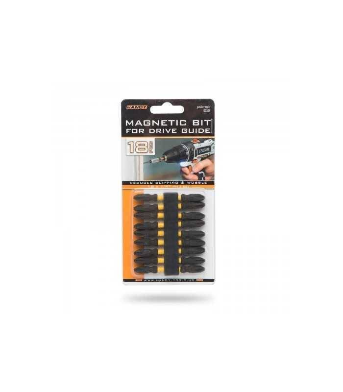set bituri magnetice 1 4 18 piese 2x9 pt 10030 handy 3