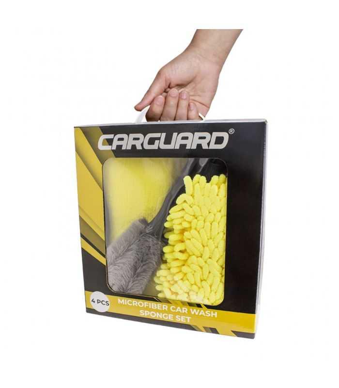 Set Burete Cu Microfibre Si Perie Carguard