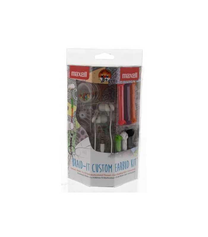 Set casca in ureche cu Jack 3.5 mm DIY Braid It Maxell