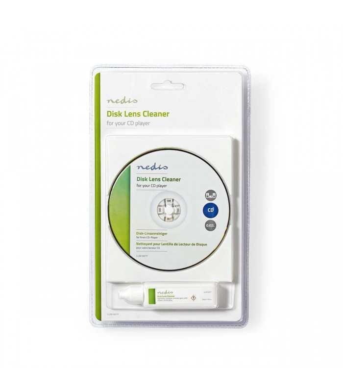 set cd dvd cleaner curatat lentila laser 20ml nedis 1