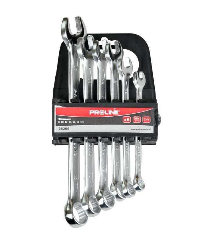 Set chei combinate CR-VA forjate 8-17mm 6 piese PROLINE 35306