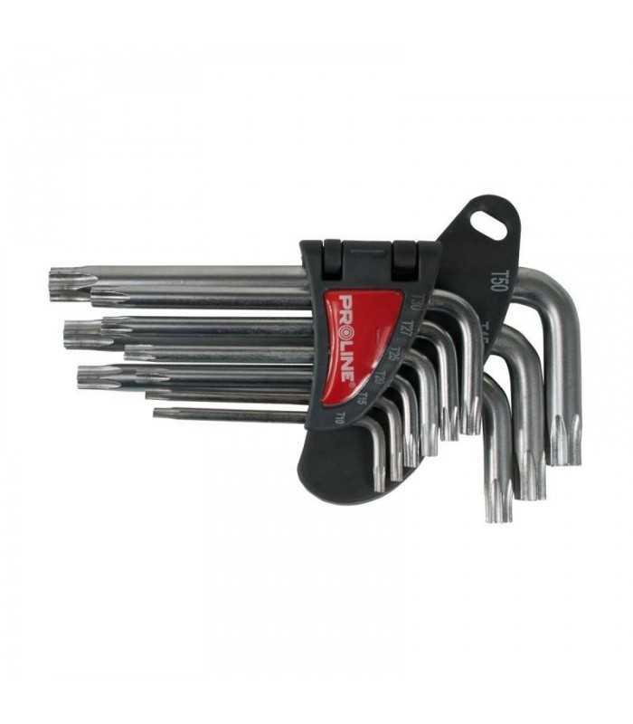 Set chei negative CR-VA TORX T10-T50 9 piese Proline