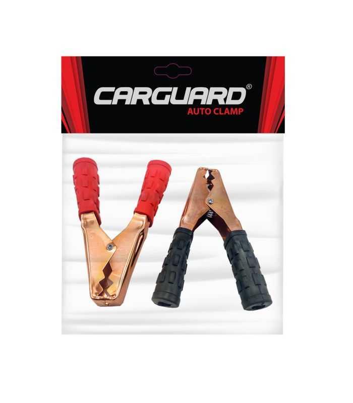 Set cleme crocodil 500-600Ah 15.5x11cm cupru placat cu fier 2buc Carguard