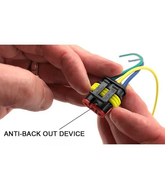 Set Conector Cablu Superseal 15 Mama Mufa 2 Pin 2 Pini Inclusi 2 Garnituri Incluse Ip67 Te Connectivity 282080 1 Set F