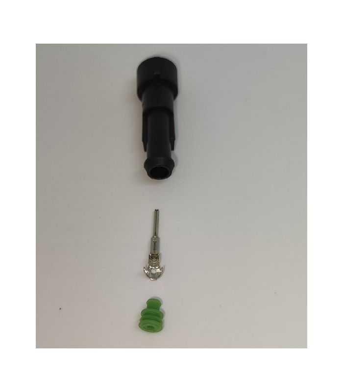 Set Conector Cablu Superseal 15 Tata Mufa 1 Pin 1 Pin Inclus 1 Garnitura Inclusa Ip67 Te Connectivity 282103 1 Set M