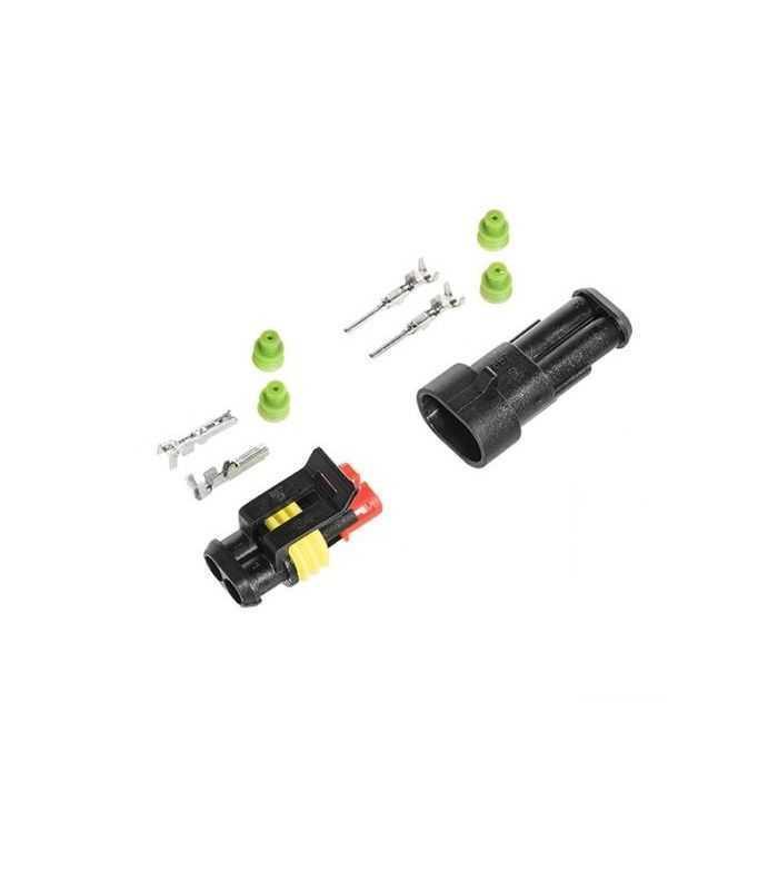 Set Conectori Cablu Superseal 15 Tata Mama Mufa 2 Pin 4 Pini Inclusi 4 Garnituri Incluse Ip67 Te Connectivity 282104 1 Set M