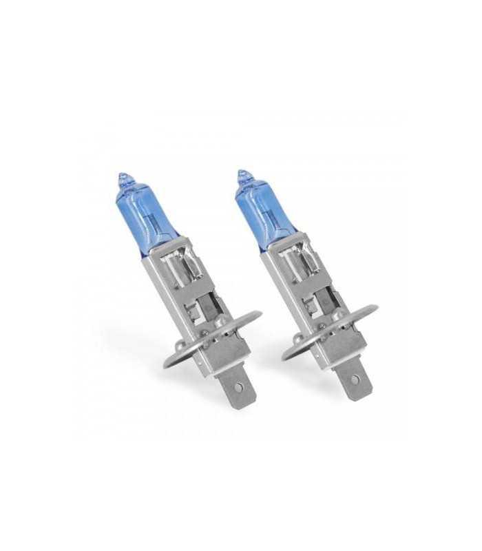 Set de 2 becuri Halogen H1 55W +50% Alb Xenon 12V Carguard