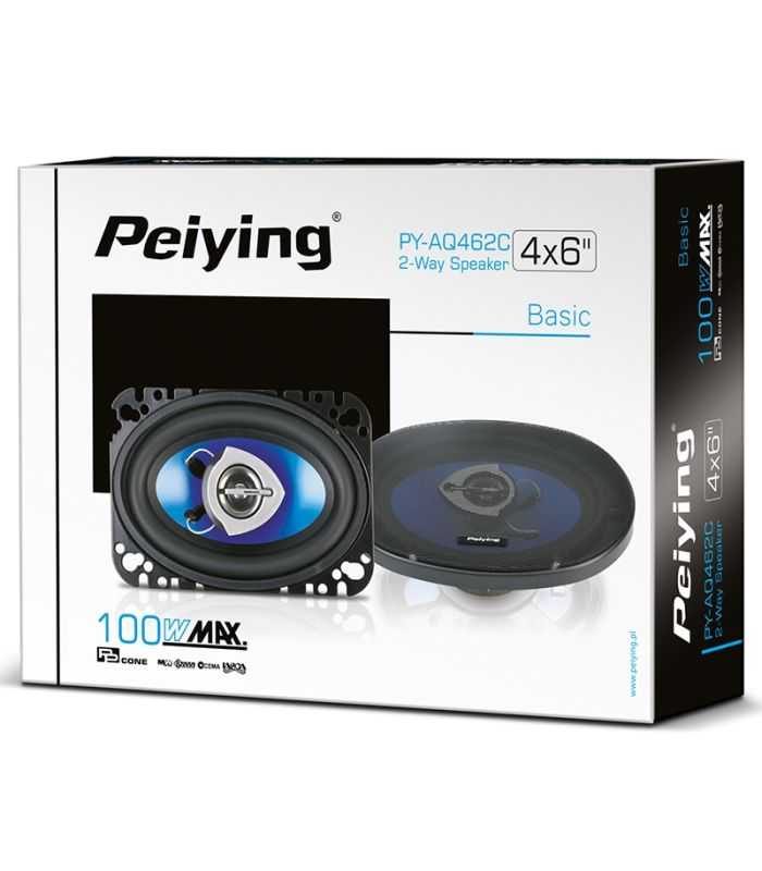 Set Difuzoare Auto 4 X 6 Inch 10x15cm 60w 4 Ohm Peiying Py Aq462c