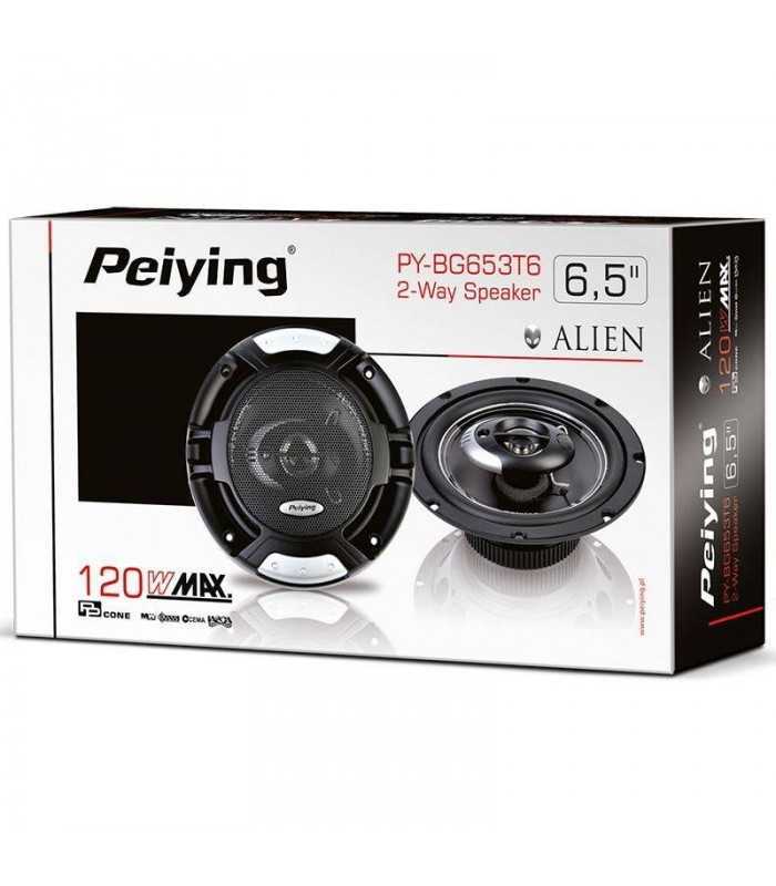 set difuzoare auto 65 inch alien peiying 1625cm 120w 2buc 8