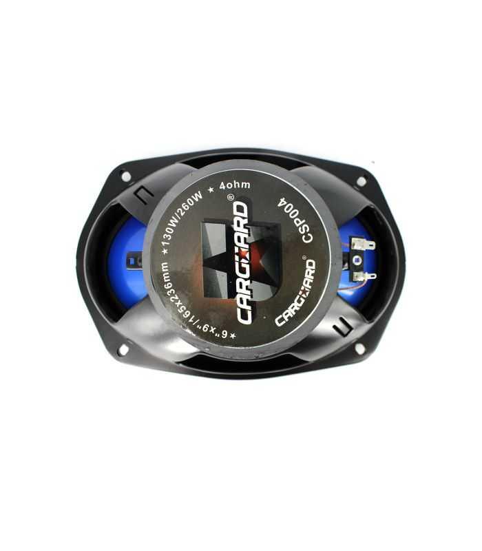 Set Difuzor Coaxial Auto Oval 2buc Carguard 6x9 165x236 Mm 130w 4 Ohm Con Polipropilena Cauciuc Butilic Racire Ferrofluid