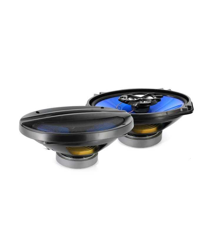 Set difuzor coaxial auto oval 2buc Carguard 6X9" 165X236 mm 130W 4 Ohm con polipropilena cauciuc butilic racire ferrofluid