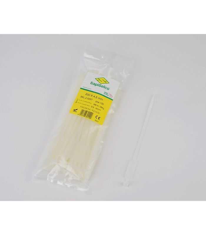 Set Etichete 200x48mm Coliere Nylon 100buc Sel2223t Sapiselco Italy