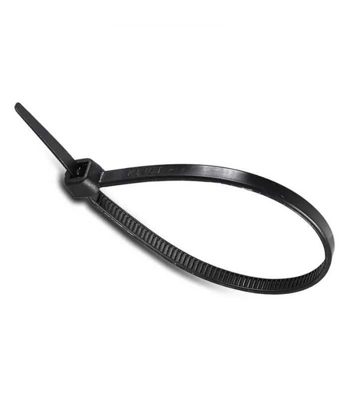 Set fasete prindere 3.5mm 25cm 100buc negru V-TAC SKU-11169